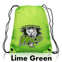 Load image into Gallery viewer, Classic Polyester Drawstring Backpacks #ABPK10 Color- 2 Color Imprint Min 12
