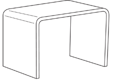 Long Acrylic Riser - 8