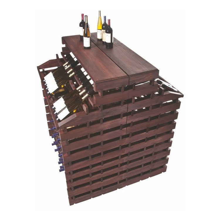 Modularack® Pro Stained Waterfall Deluxe Gondola Fixture (408 Bottle Rack) #WFG408DX-S Min 1