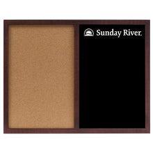 Load image into Gallery viewer, Oak Frame Combination Board - 30&quot; x 23&quot; #COMBO2330 Min 1
