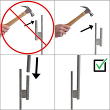 Load image into Gallery viewer, Open Flag Kit 15&#39; Feet Feather Flag Sign Outdoor Banner #OPEN-EVSS15 Min 1
