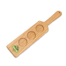 Load image into Gallery viewer, Paddle Style Beer Flight - 3-Pocket #SPBRW003 Min 1
