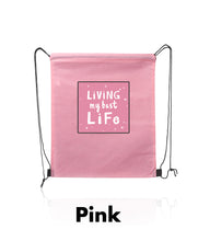 Load image into Gallery viewer, Non-Woven Drawstring Backpacks #ATOT12 2 Color Imprint Min 12
