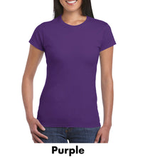 Load image into Gallery viewer, Ladies 4.5 oz 100% Cotton Preshrunk Tee #A64000L 1 Color, Colors Min 12
