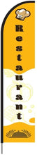 Load image into Gallery viewer, Restaurant Feather Flag Banner Signs, Complete Pole Kit for Store Display, 15ft - Design 1 #RSTD1-EVSS15 Min 1
