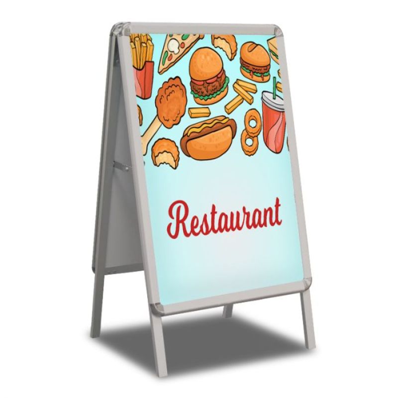 Restaurant Pre Printed A-Frame - Design 2 #RSTD2-A-FRM Min 1