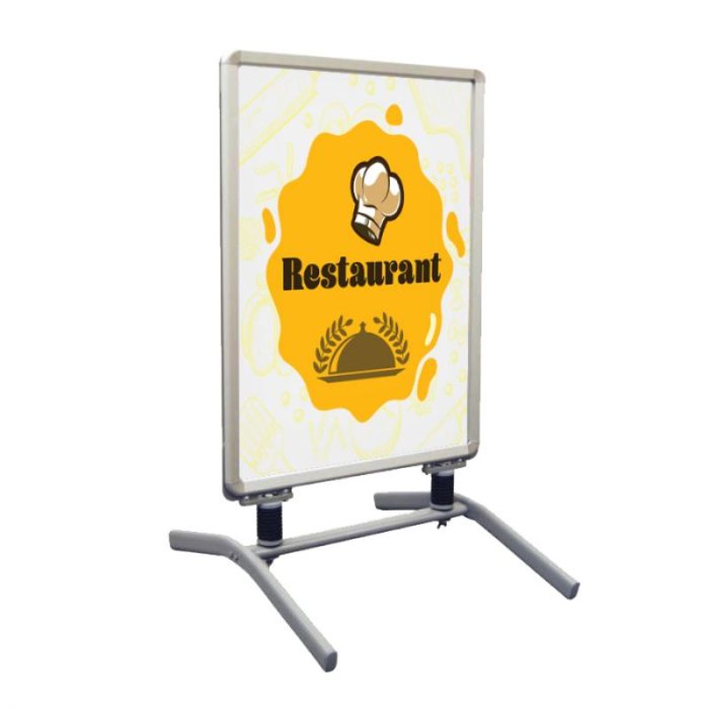 Restaurant Pre Printed Springster™ L Snap Frame - Design 1 #RSTD1-SPRG-L Min 1