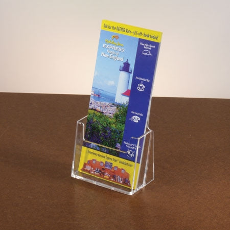 Single Pocket Brochure Holder - 4w #SF100 Min 1