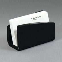Single Pocket Curved Counter Business Card Holder #BCCB02 Min 1