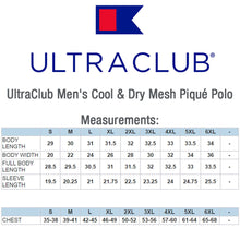 Load image into Gallery viewer, UltraClub++ Men&#39;s Cool &amp; Dry Mesh Pique Polo Shirt #A8210 2 Color Min 12
