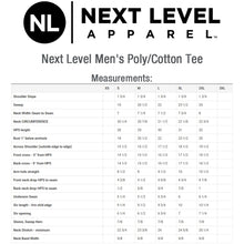 Load image into Gallery viewer, Next Level Men&#39;s Poly/Cotton T-Shirt #ANL6200 2 Color Min 12
