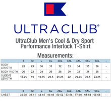 Load image into Gallery viewer, UltraClub++ Men&#39;s Cool &amp; Dry Performance T-Shirt #A8420 2 Color Min 12
