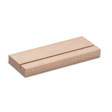 Load image into Gallery viewer, Slant Back Table Tent with Wood Base - 5w x 7h #DW601 Min 1

