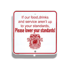 Load image into Gallery viewer, Small Custom Embossed Crossing/ Caution Sign (6&quot;x6&quot;) #5012-SX Caution Sign 6&quot; x 6&quot; Min 100

