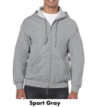 Load image into Gallery viewer, Gildan++ Adult Full Zip Hooded Sweatshirt #A18600 BP Unlimited Min 12
