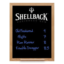 Load image into Gallery viewer, Wall Oak Frame Wet-Erase Board with Tray - 23&quot;w x 30&quot;h #WEFWL2330 Min 1

