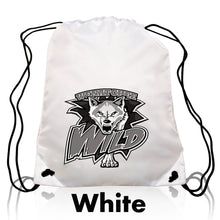 Load image into Gallery viewer, Classic Polyester Drawstring Backpacks #ABPK10 Color- 2 Color Imprint Min 12
